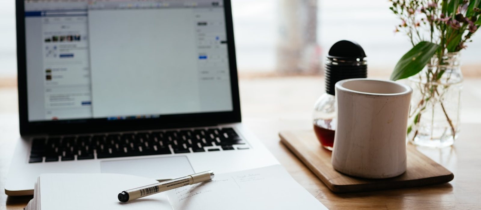 An editorial workspace