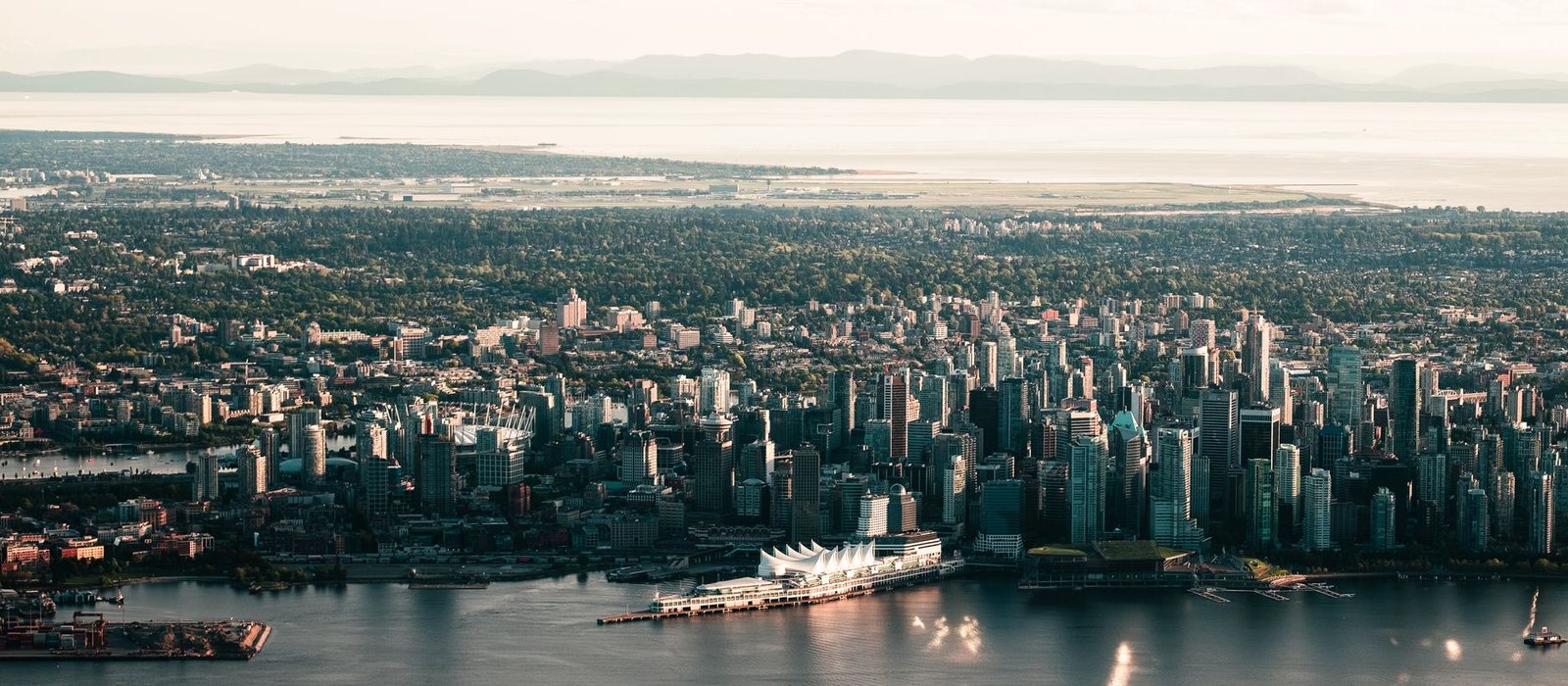 Vancouver harbour and mountains
